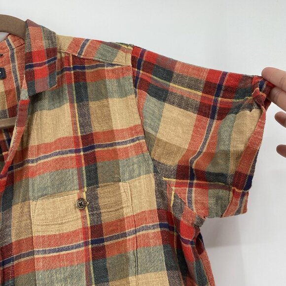 Toad & Co Womens Size M Camp Cove Shirt Button Plaid Organic Cotton - Picture 7 of 10